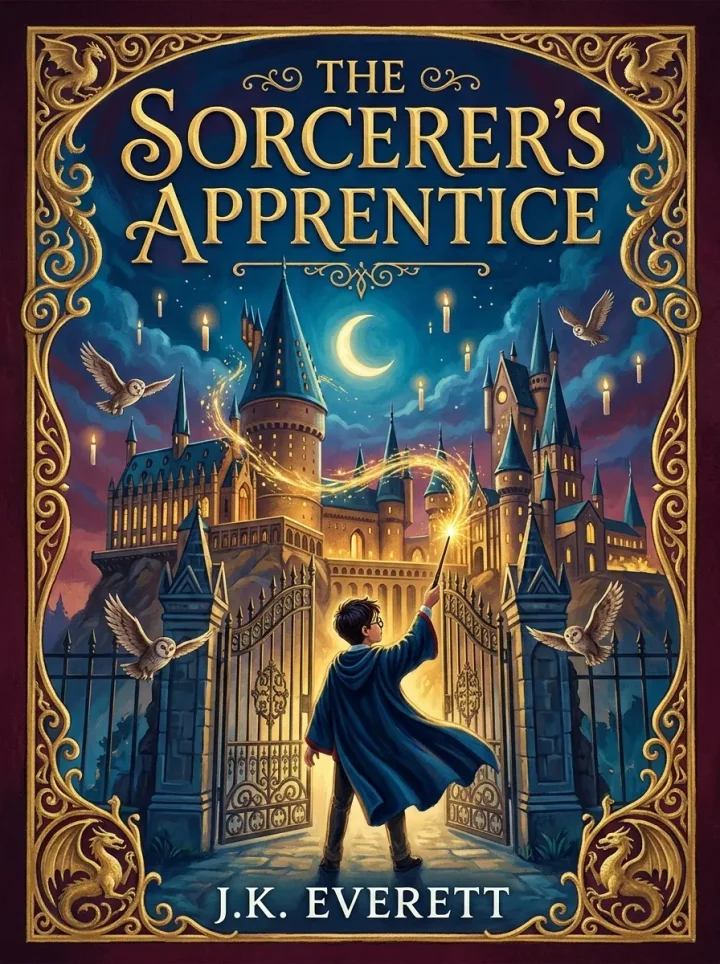 Epic Fantasy middle grade cover example