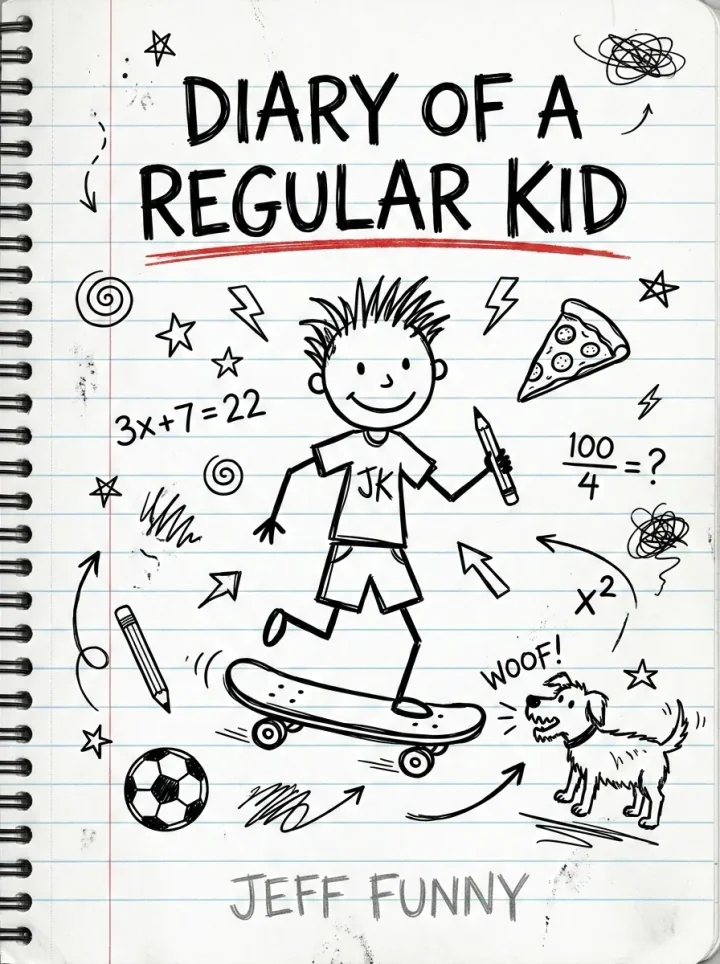 Doodle Journal middle grade cover example