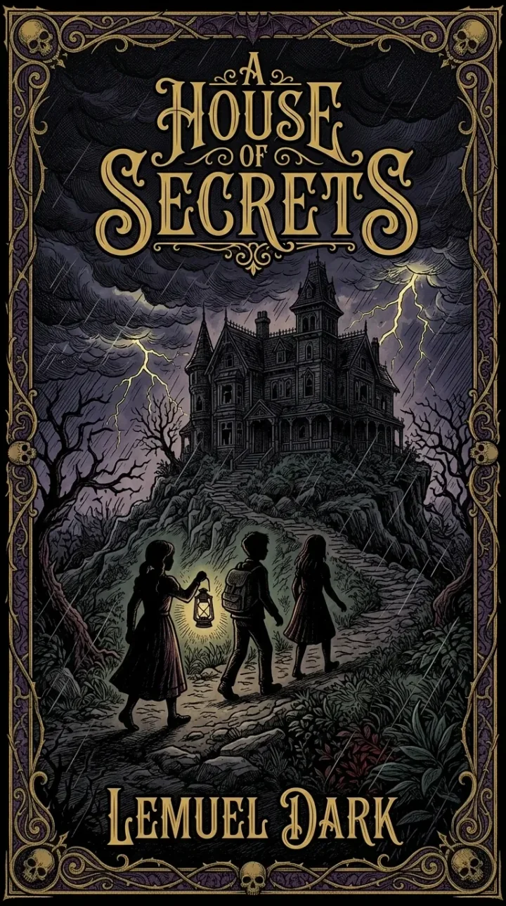 Dark Gothic middle grade cover example