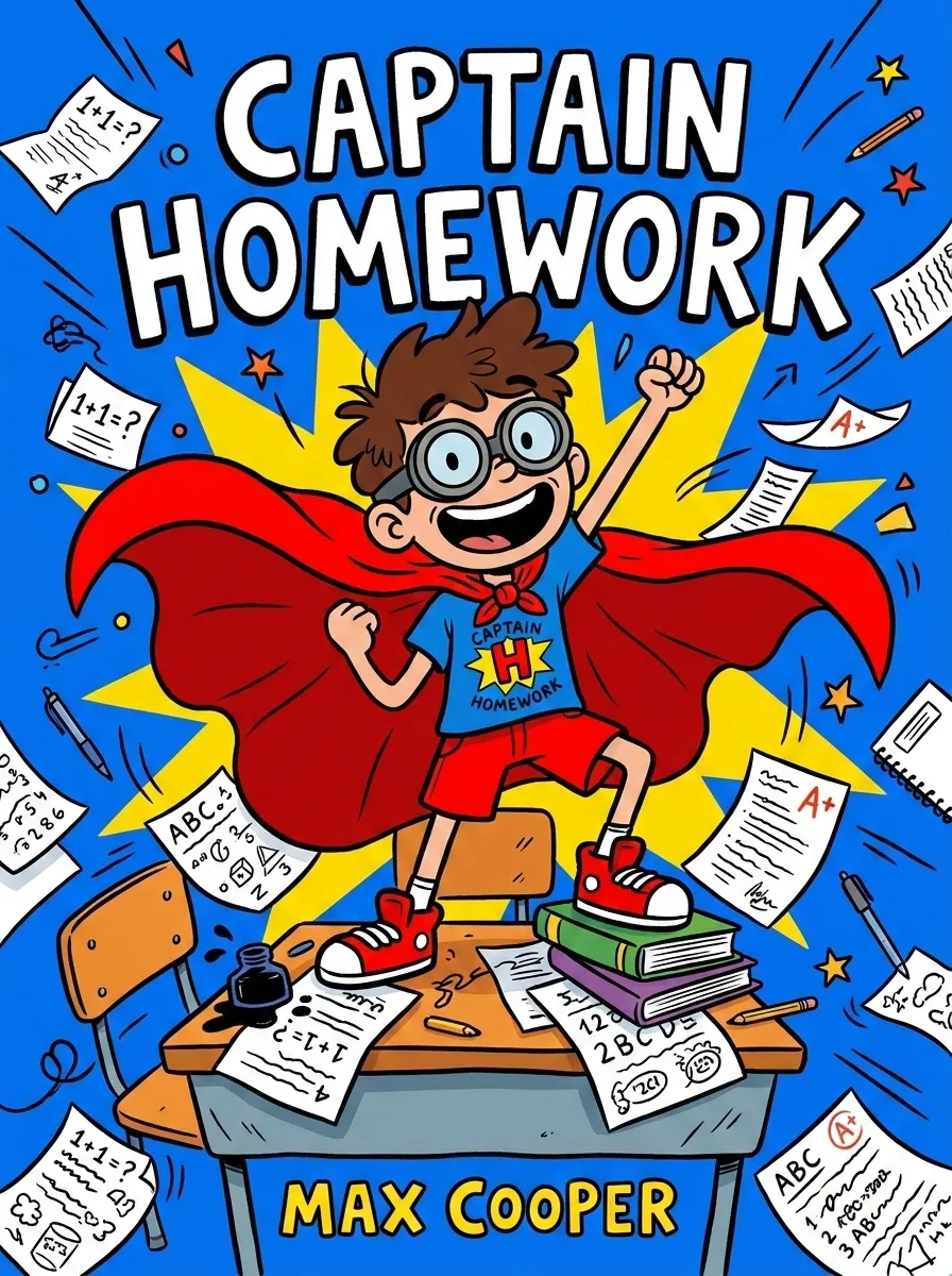 Bold Cartoon & Digital cover style