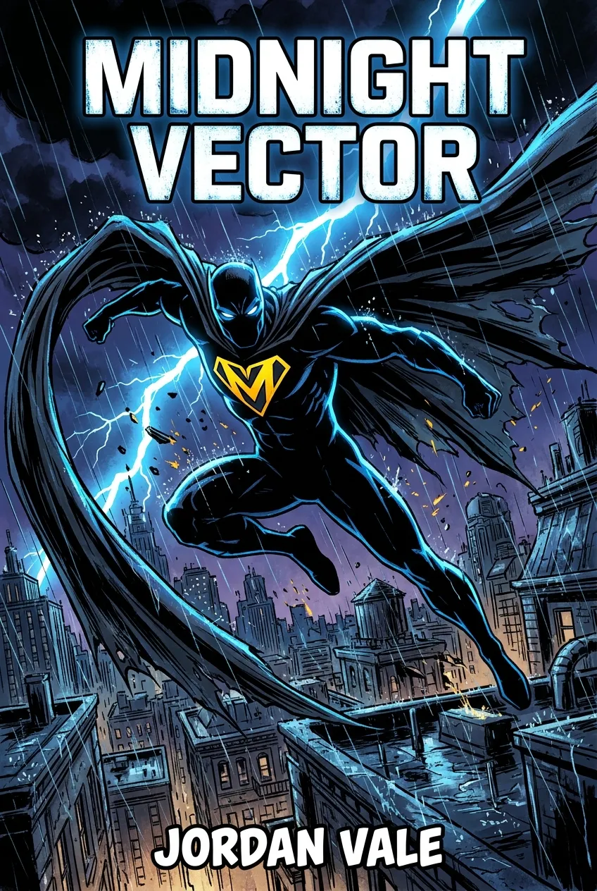 Superhero cover style