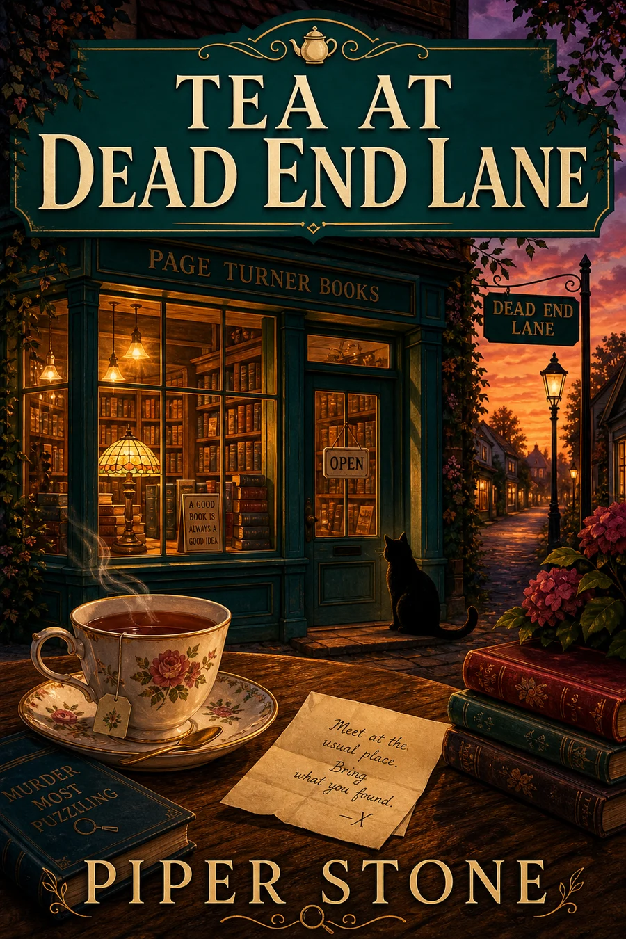 Cozy Mystery cover style